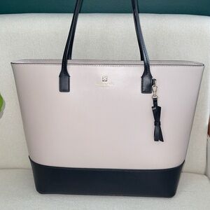 Kate Spade Wright Place Karla Tote in Almondine and Black